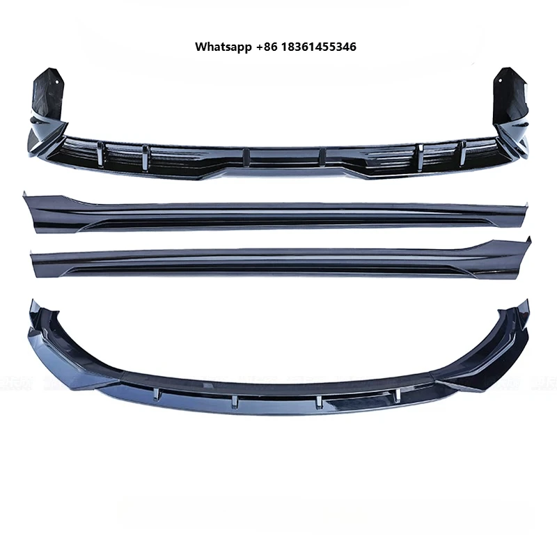 For King 22-24 modified Side skirt Tail wing rear Spoiler Body Kit Surround Car AccessoriesFront lip Rear lip