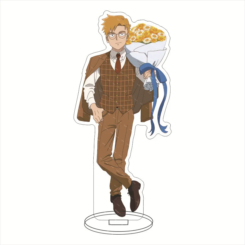 Anime Mob Psycho 100 Acrylic Stand  Figure Kageyama Ritsu Hanazawa Teruki Standing Sign Desk Decor Fans Collection Toy