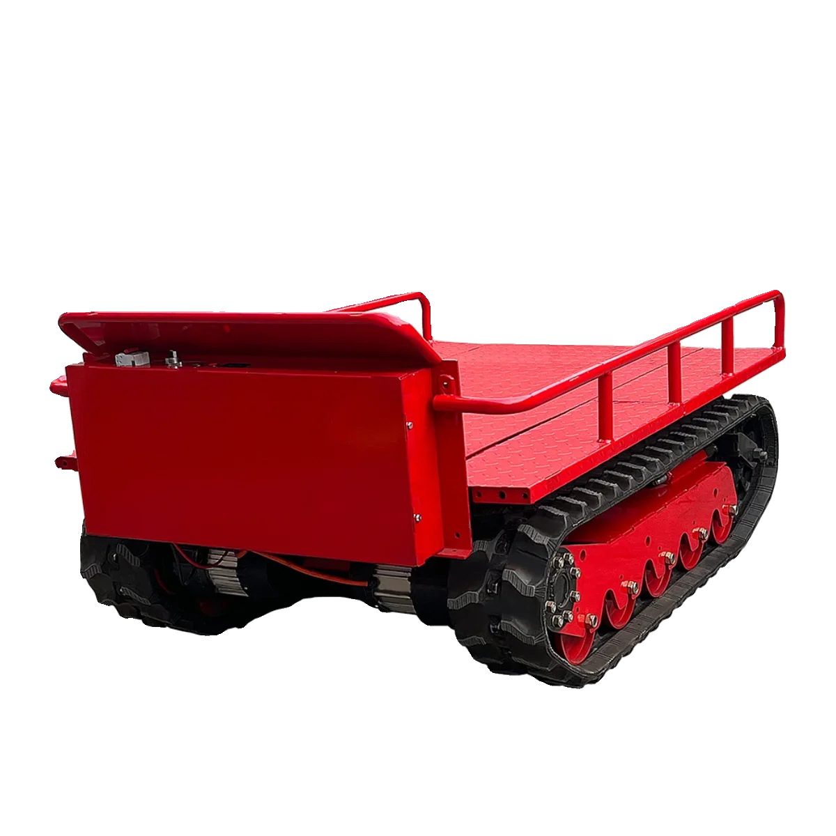 Intelligent remote control crawler chassis transporter all-terrain mountain orchard electric pallet truck