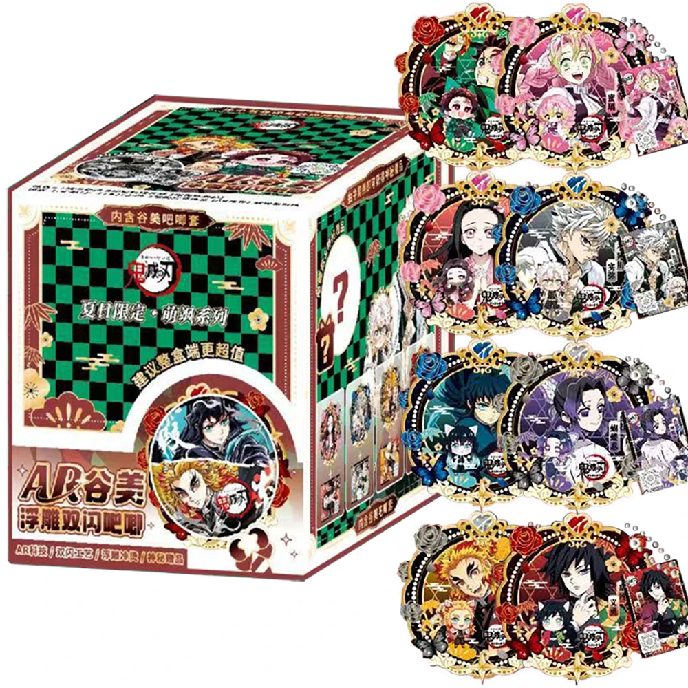 

Demon Slayer Collection Flash Card Passion Adventure Battle Anime Badge Accessories Children Cherish Creative Brooch Peripheral