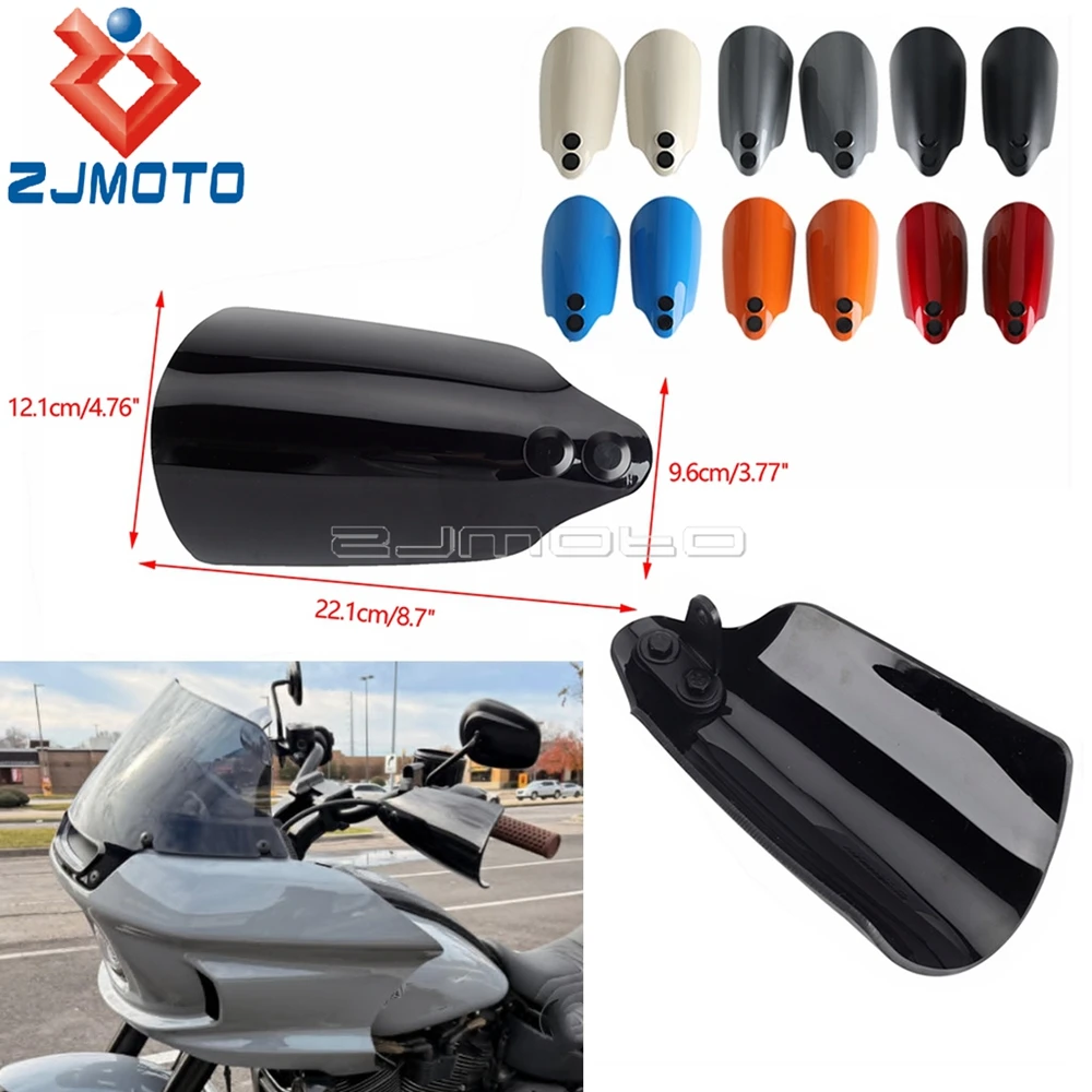 Windproof Handguards Motorcycle Hand Wind Protector For Harley Softail Low Rider ST 117 FXLRST 2022-2023 Deluxe FLDE 2018-2020