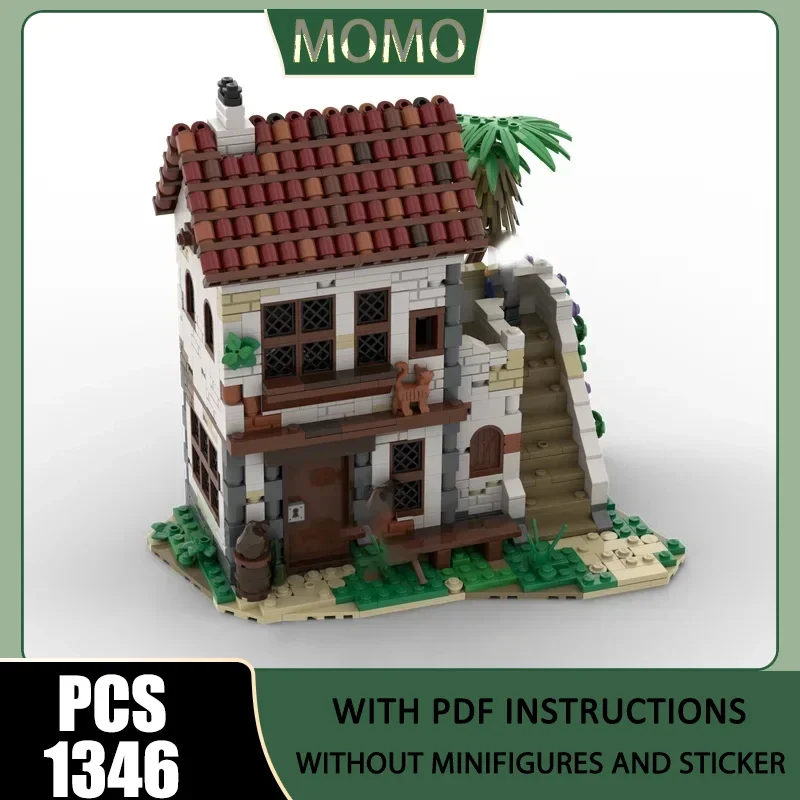 Moc Building Bricks Pirates Tavern Pirates Series #2 ​​​​​​​Model Technology Modular Blocks Gifts Christmas Toy DIY Set Assembly