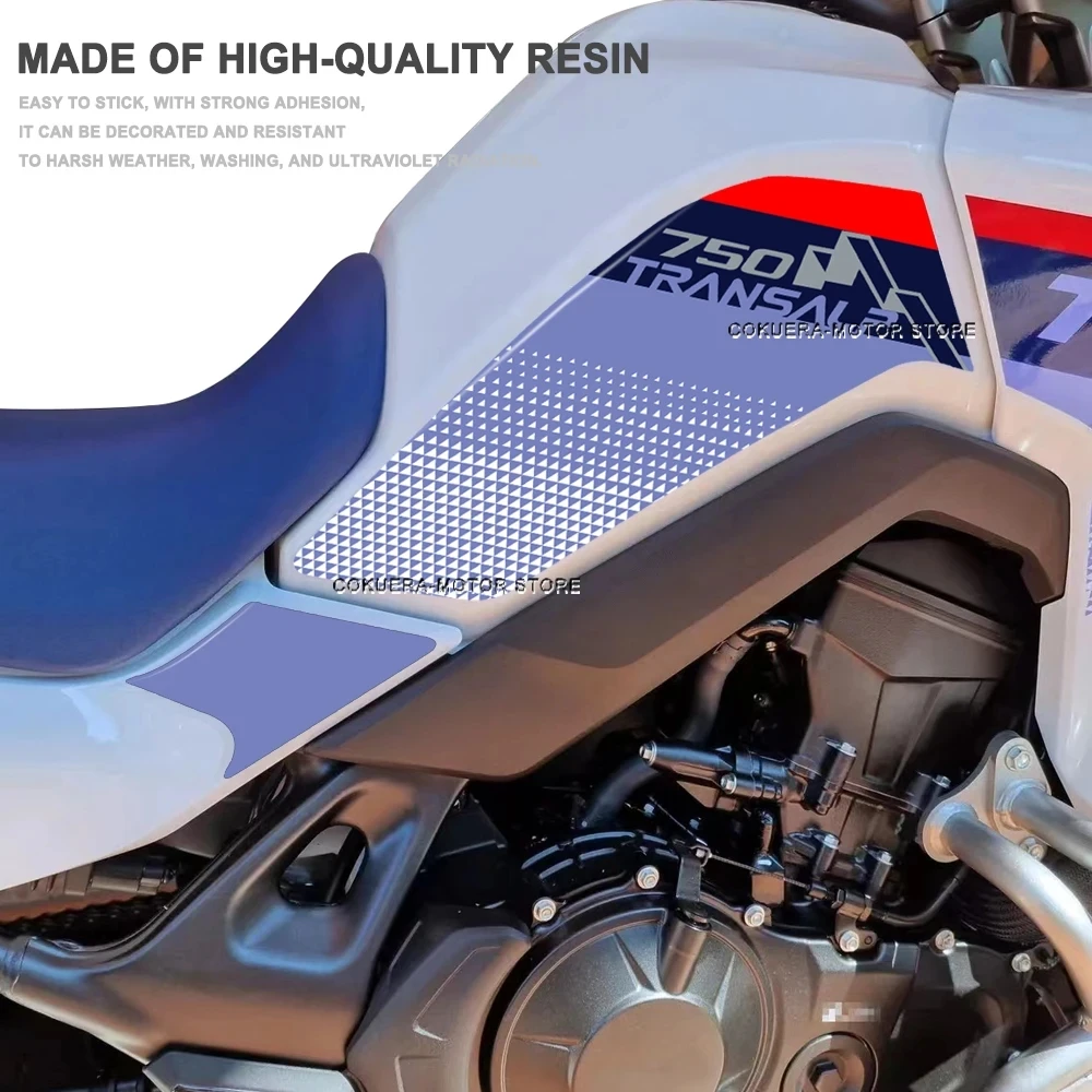 For Honda Transalp XL750 2023 Motorcycle Accessories Full Set of 3D Sticker Epoxy Resin Stickers Kit