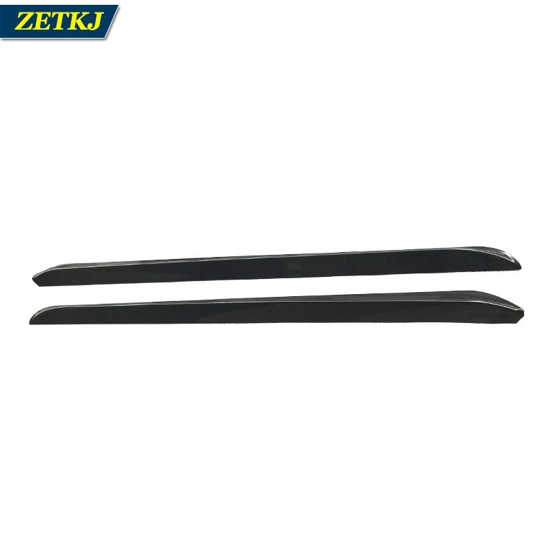 Real Carbon Fiber MP Style Side Skirts Extensions Bumper Car Body Kit Protector For BMW 3 Series G20 G28 2020 Up Modification