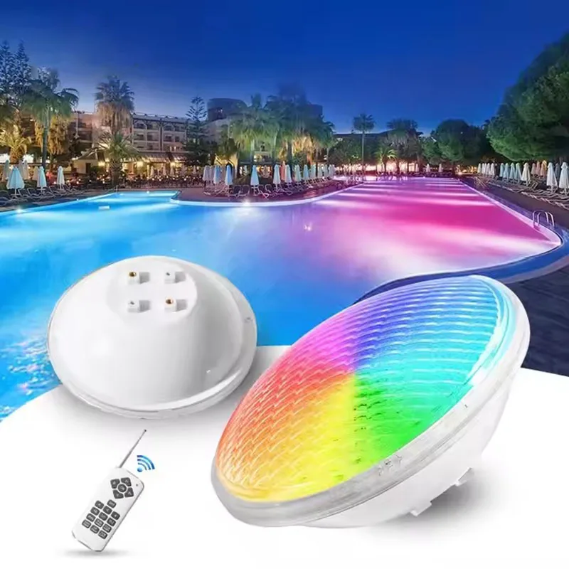 Par56 Swimming Pool Light 12V RGB SMD5730 18W 25W 35W Underwater Light IP68 Waterproof Outdoor Spotlight For Pond Swimming Pool