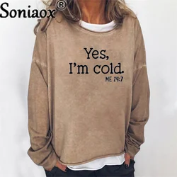 Winter Women Loose Round Neck Letter Print Street Sweatshirt American Style Casual Long Sleeves Tops Female Warm Bottoming Shirt