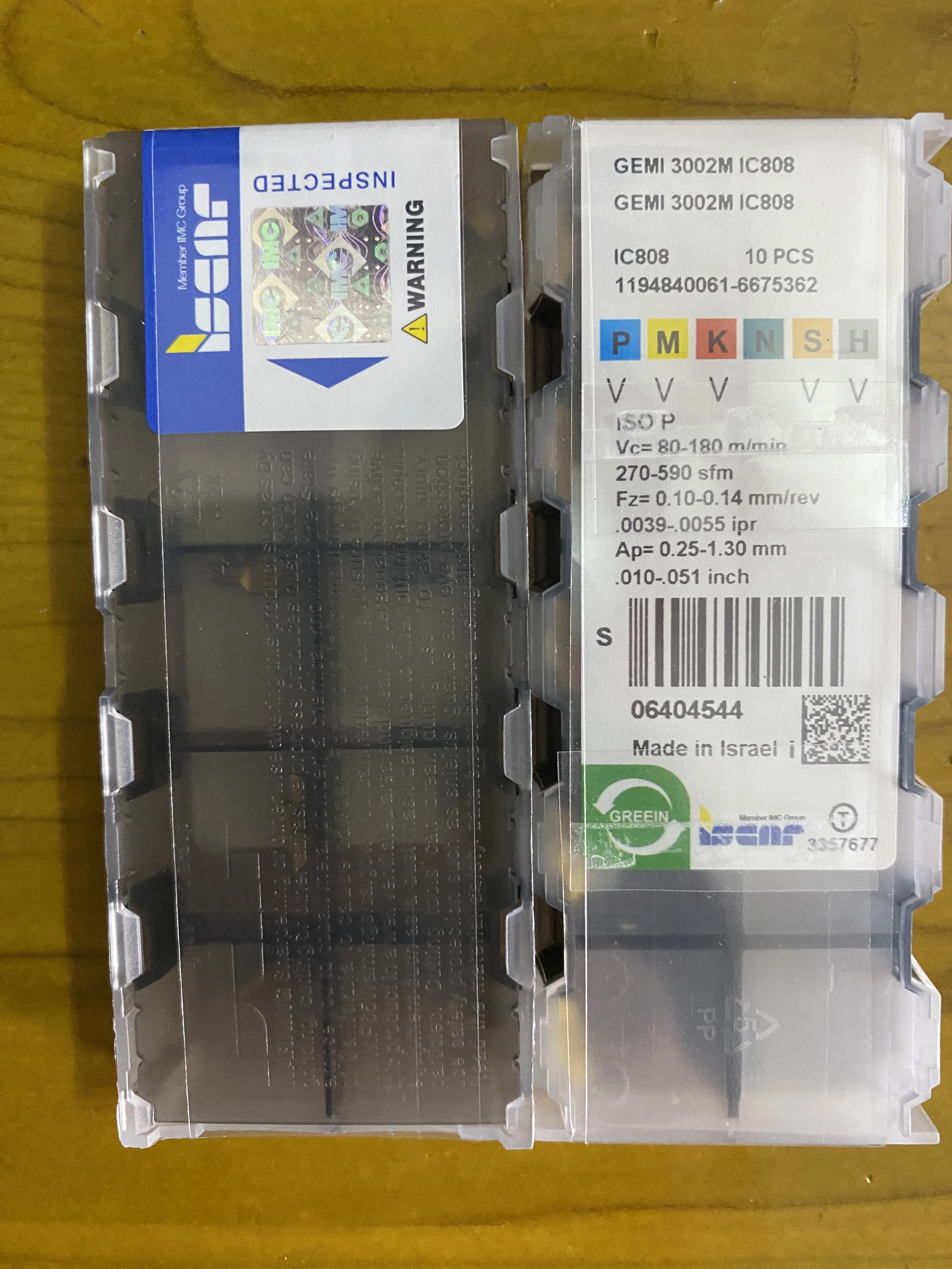 

Hard alloy cutting blades GEMI3002M IC808