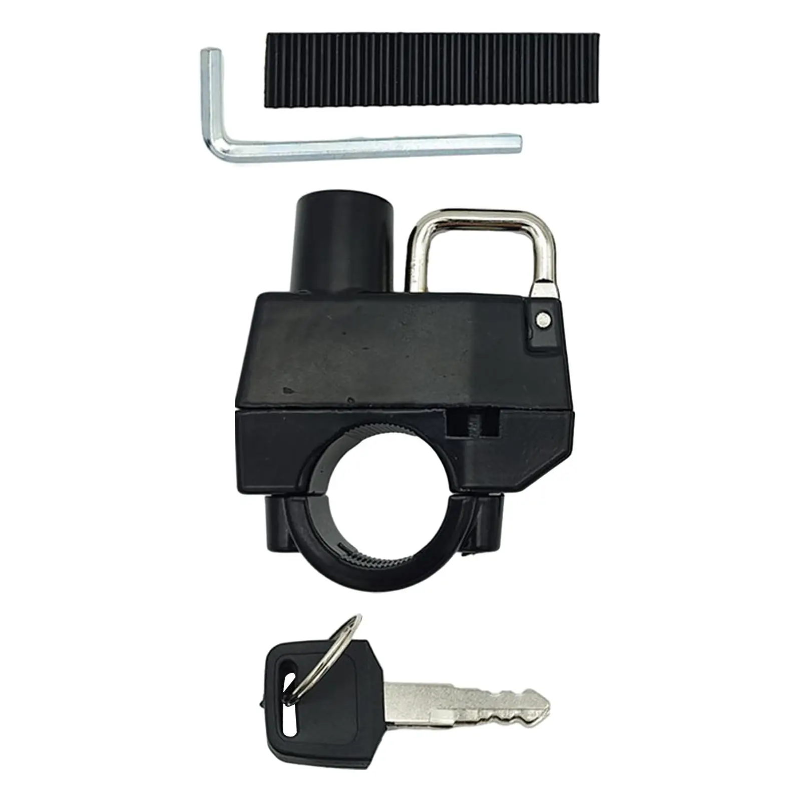 Universal Motorcycle Helmet Lock with 2 Keys Portable Premium Durable Easy Installation Anti Theft for Motorbike Scooters