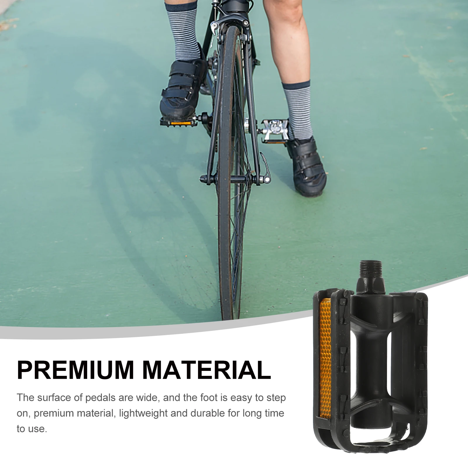 

Kids Bike Children Bicycle Pedals Replacement Mountain Road Pedals Lightweight Durable Stable Wide Design Easy