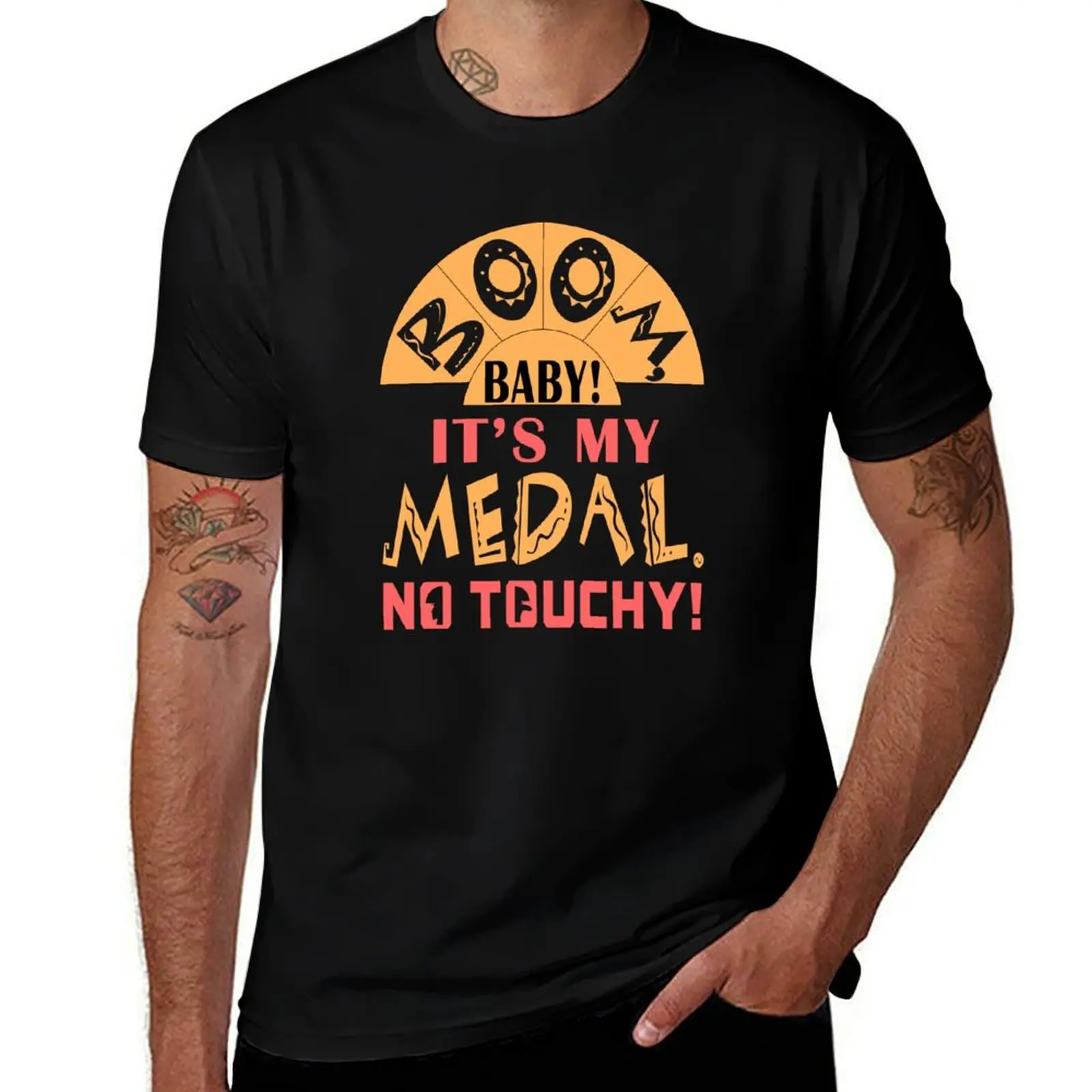 

Мужские рубашки Touchy t Medal без хлопка, футболка It's My для упаковки, мужская футболка, футболка