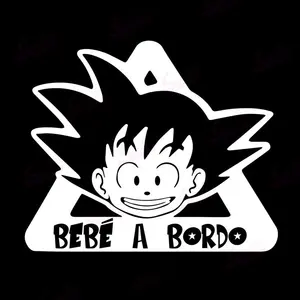 Bayi di Papan Meniru Papan Prajurit Super Stiker Mobil Stiker Anime Dragon Ball Tabir Surya Tahan Air 10 stiker mobil dragon ball penjualan terbaik - №