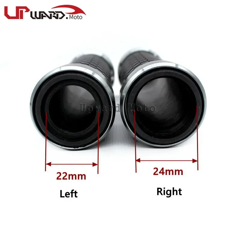 دراجة نارية 7/8 ''22 مللي متر المقود القبضات مقبض قبضة مقود صالح ل MT-07 MT07 MT 07 FZ-07 2014 2015 2016 2017 2018 2019