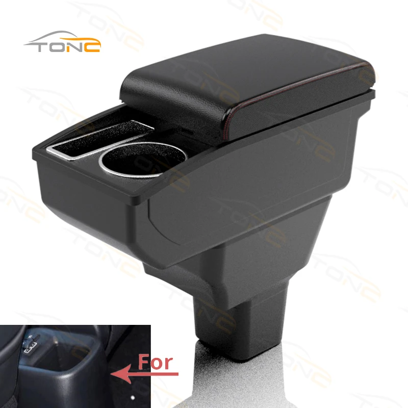 

Car Armrest Box for Nissan Kicks 2016 2017 2018 2019 2020 2021 Hand Arm Rest Center Console Storage Retrofit Parts Accessory