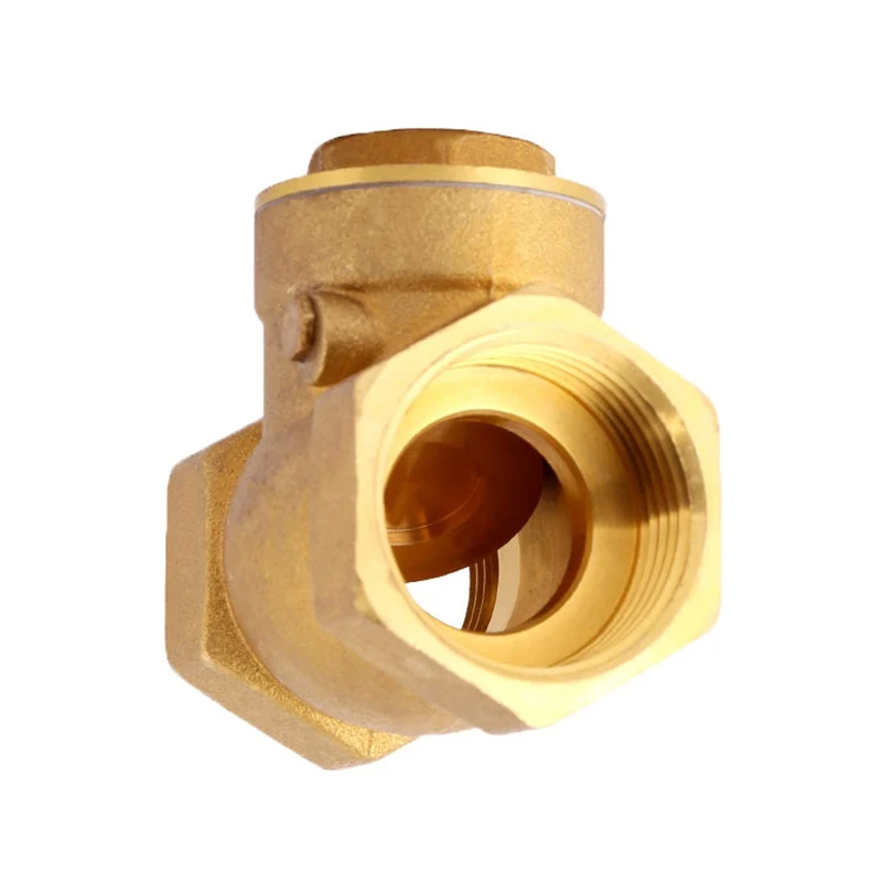 1/2" 3/4" 1" BSP Female Thread Brass One Way Non Return Swing Check Valve