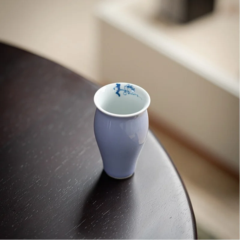 Clearance Hand-painted Gaiwan Scholar's Ware Traditional Color Household Ceramic Cup Teapot Kung Fu Tea Set Single I