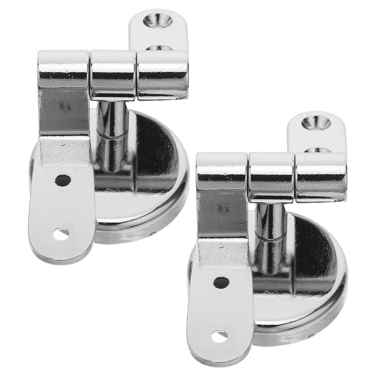 

Toilet Seat Hinge Zinc Alloy Replacement 1set Durable Cover Mounting Connector Strong Bathroom Lid Fitting Accessories Set