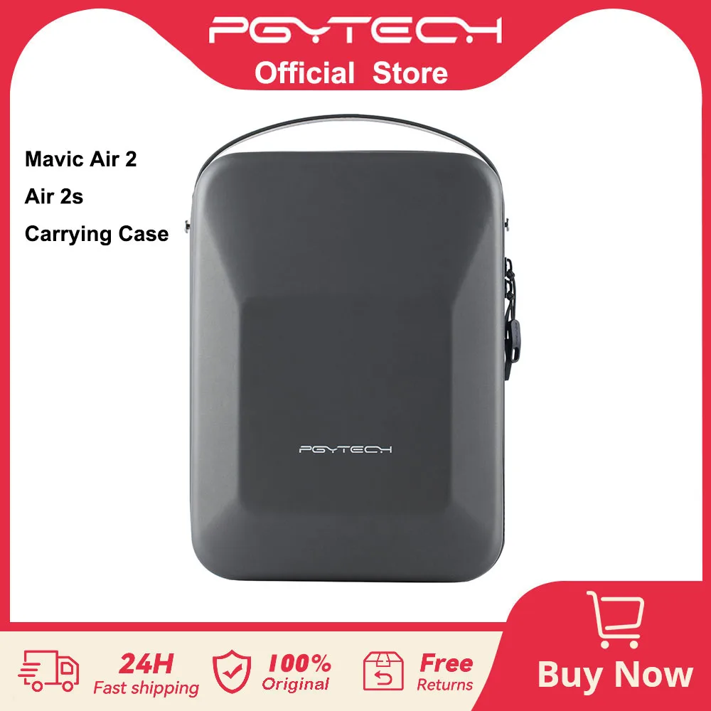 pgytech-drone-storage-bag-portable-carrying-case-for-mavic-air-2-air-2s-drone-accessories-pu-splash-proof-shoulder-bag