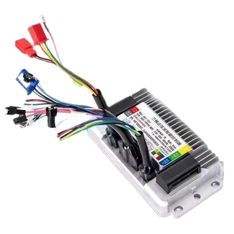 

New Shown-Electric Vehicle Controller 48V/60V/72V 500W-1500W Three-Mode Sine Wave Brushless Motor Intelligent Controller