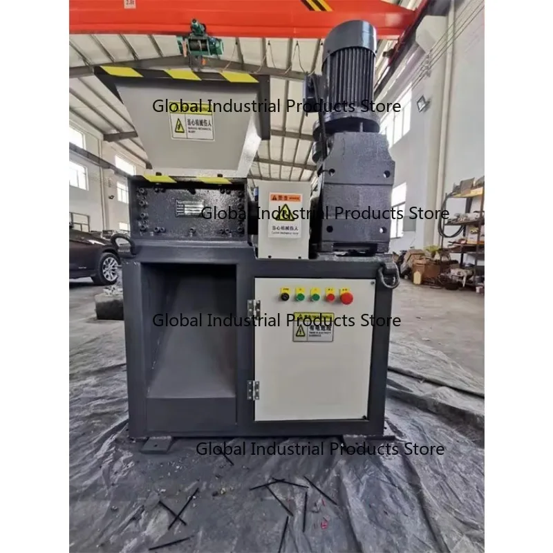 Double Shaft Mini Shredding Machine 300 Model Plastic Shredder Recycling Equipment with Set of Blades for Waste Material