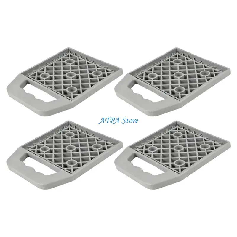 U13C Pack of 4 Outdoor Parking Support Pads set for Travel Trailer Stand Placement
