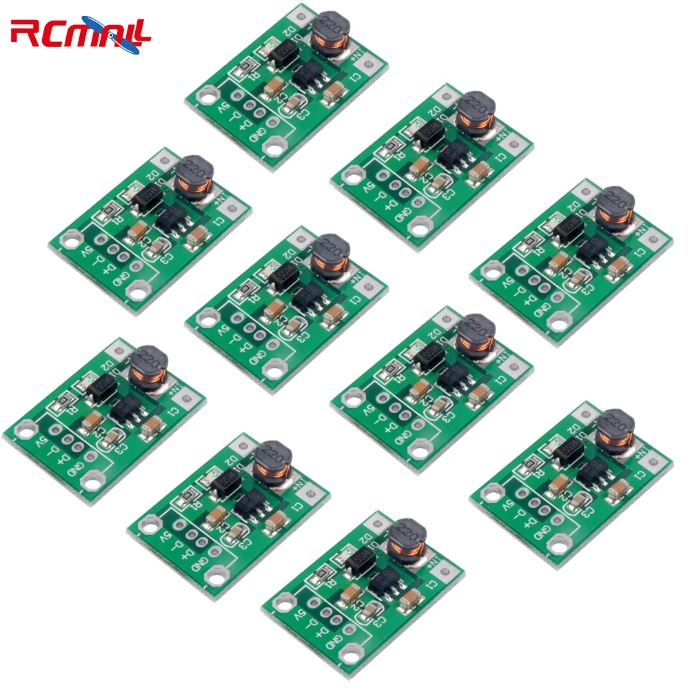 

10 шт. DC-DC повышающий преобразователь модуль 1-5 В до 5 В 500 мА для телефона MP4 MP3 Arduino камера