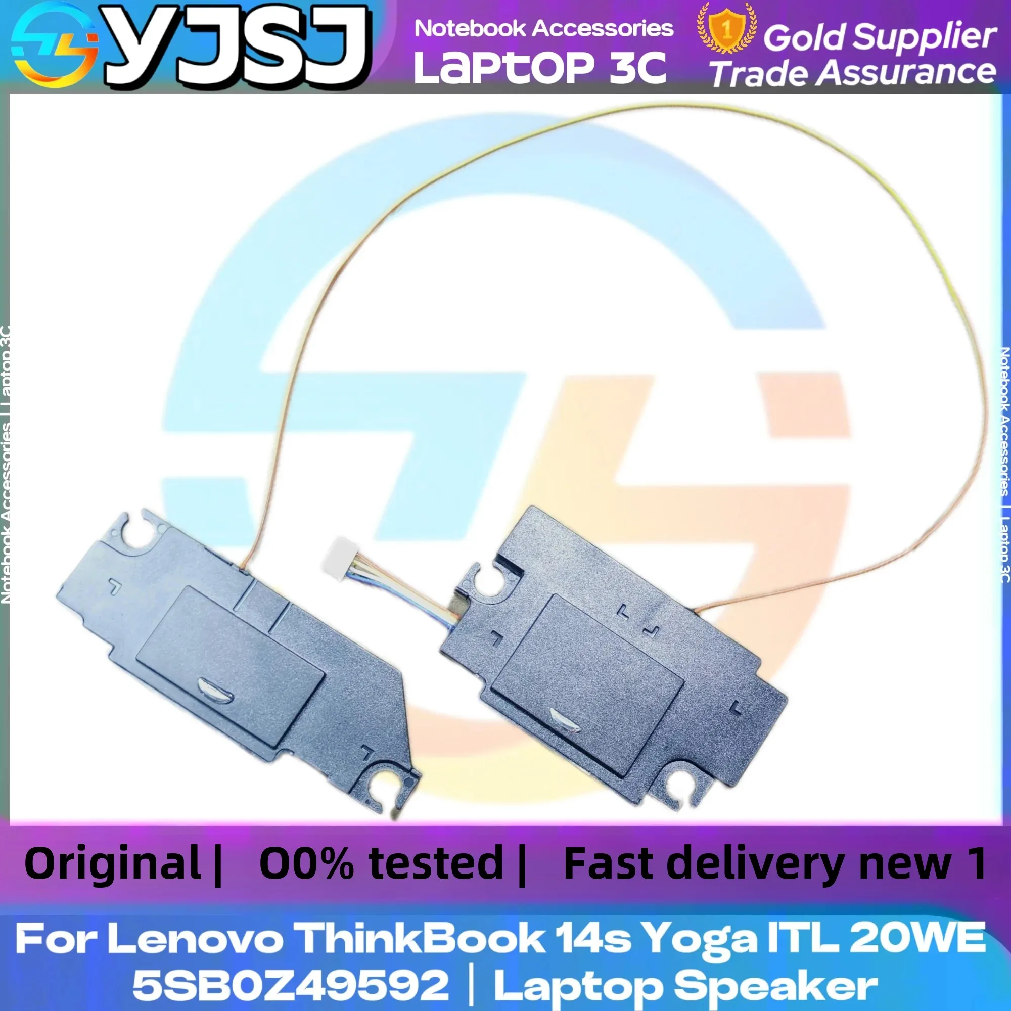 Nuevo altavoz incorporado Original para ordenador portátil Lenovo ThinkBook 14s Yoga ITL 20WE 14s Yoga G2 IAP 21DM 14s Yoga G3 IRU 21JG 5SB0Z49592