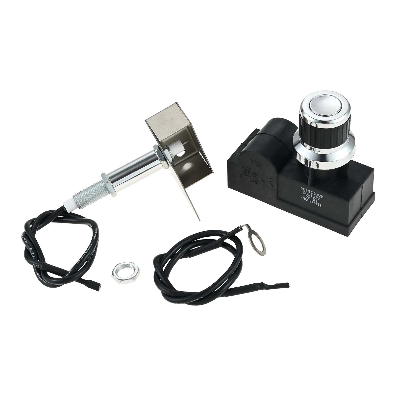 

1 шт. комплект воспламенителя AA, замена для Broilmaster Grill P3, детали Broilmaster серии D P, электродный генератор искры, комплект коллекторной коробки