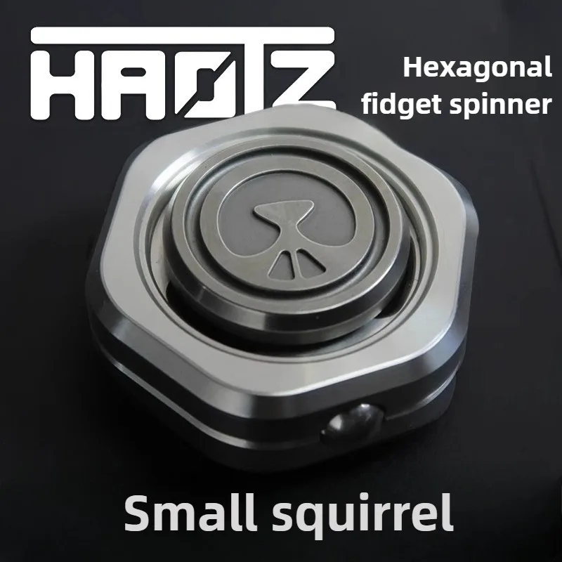 

Маленький гироскоп HAOTZ EDC из нержавеющей стали с черным покрытием, механический гироскоп на кончике пальца, декомпрессионная настольная игрушка в подарок