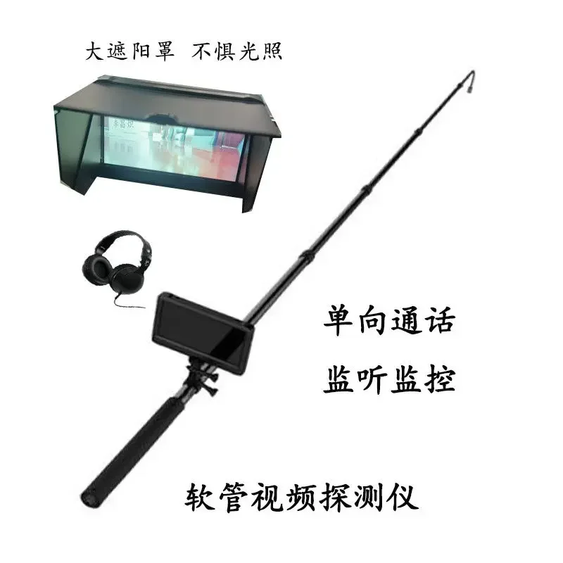 Audio & video life detector high altitude slit fire rescue search inspection intercom video video inspector