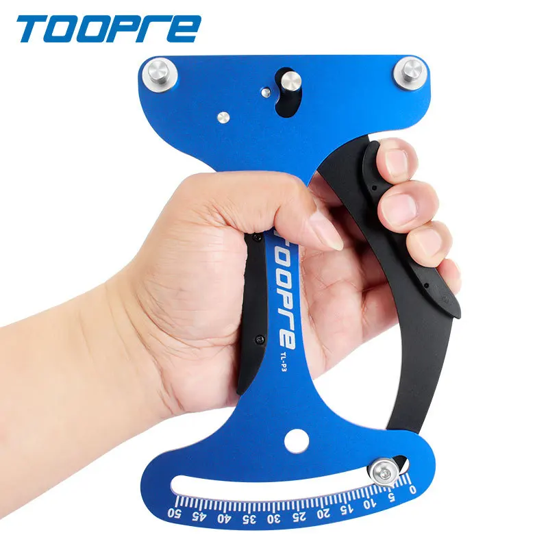 TOOPR CNC Bicycle Spoke Tension Meter Wheel Builders Tensioner Tool MTB Road Spoke Wrench Checker Indicator Accurate Stable Tool