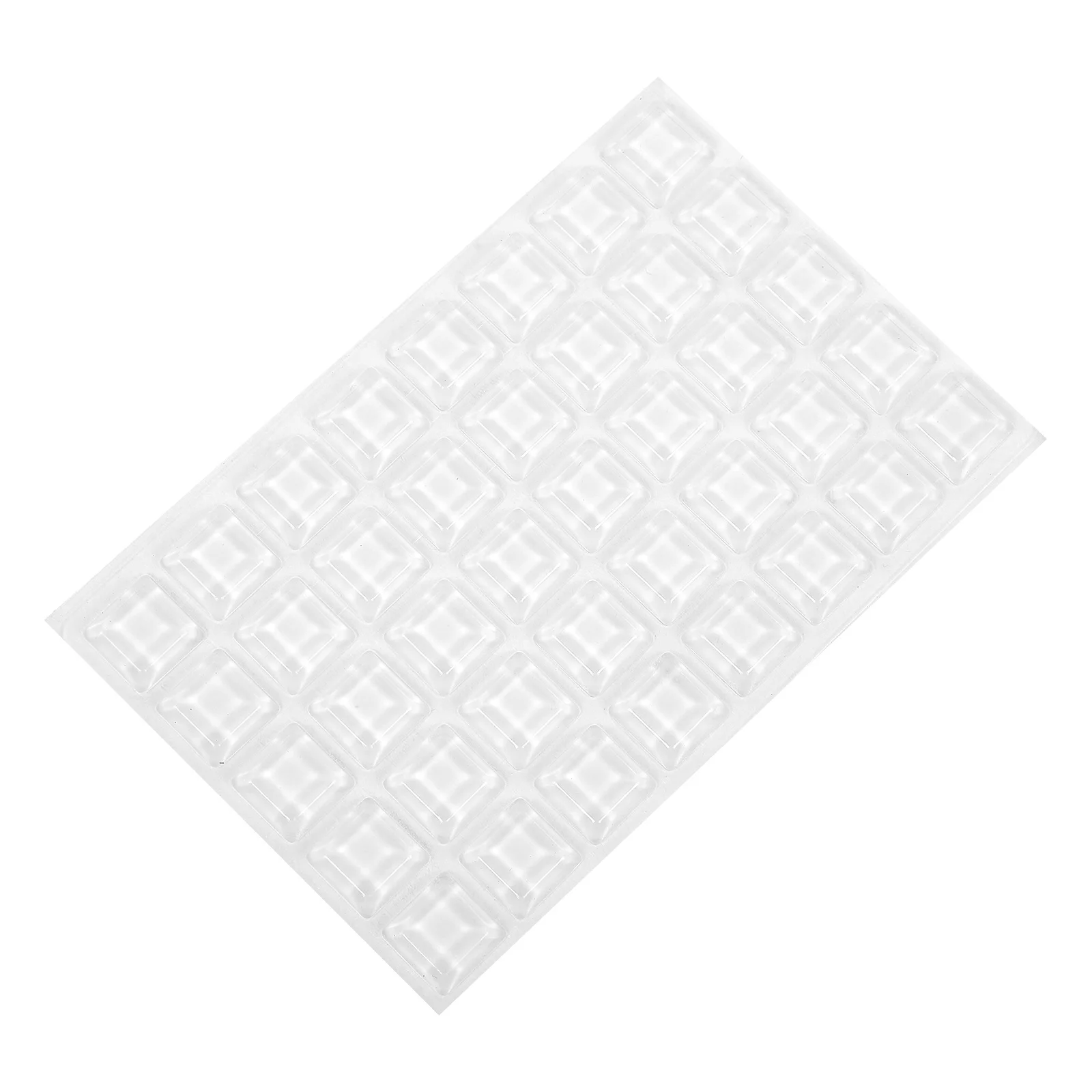 

1 Sheet Silicone Wall Protector Clear Self-Adhesive Anti-Collision Pads Door and Cabinet Bumpers Guard Wall Stoppers Silent