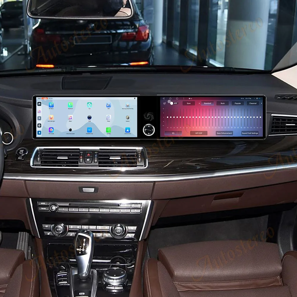 

12.3 inch Dual Android Auto Car Stereo For BMW 5 Series GT CIC/NBT 2009-2017 Car Radio GPS Navigation CarPlay Entertainment
