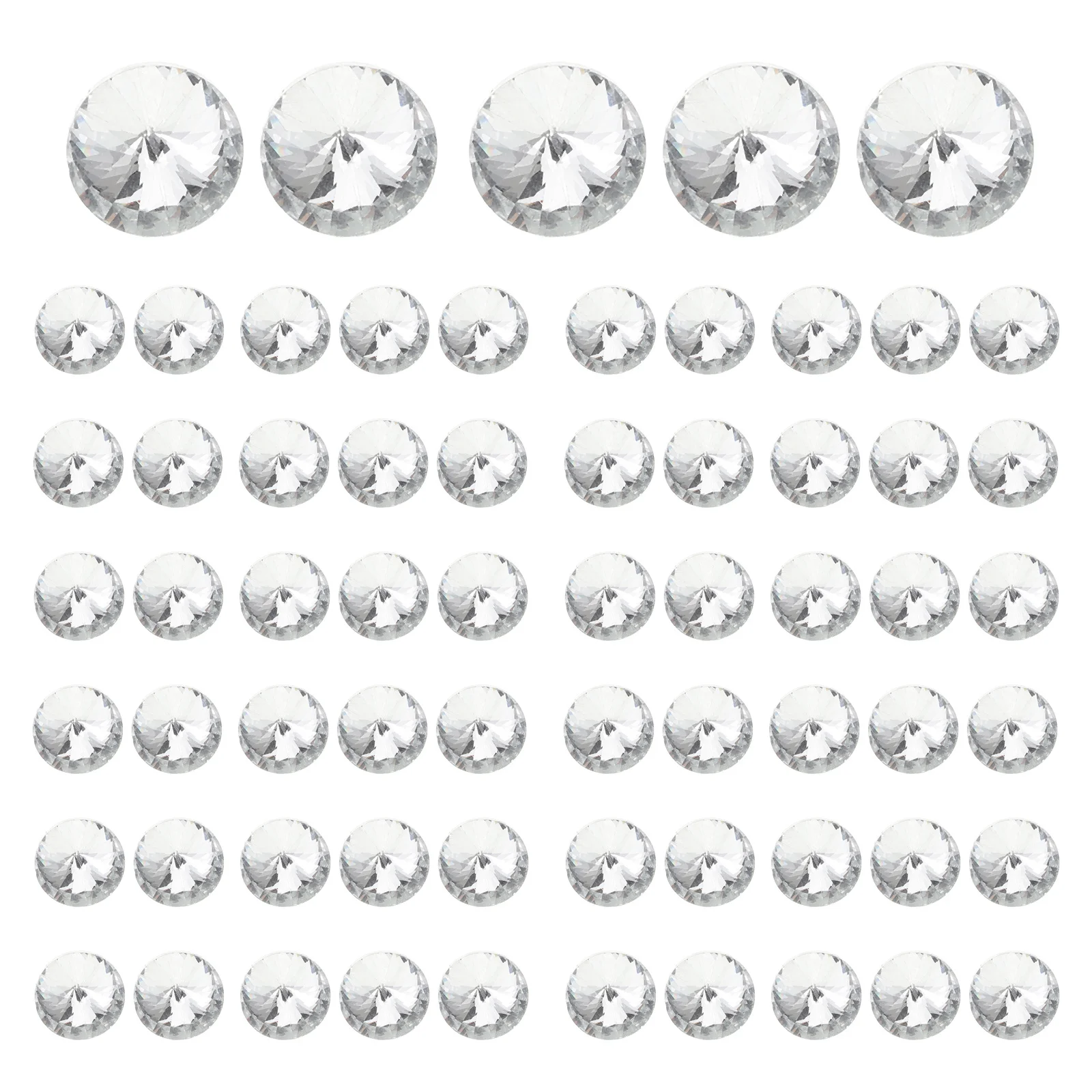 

50pcs Crystal Button Decor Small Acrylic Sew On Buttons For Diy Sofa Upholstery Crafts Clothing Furniture Buttons