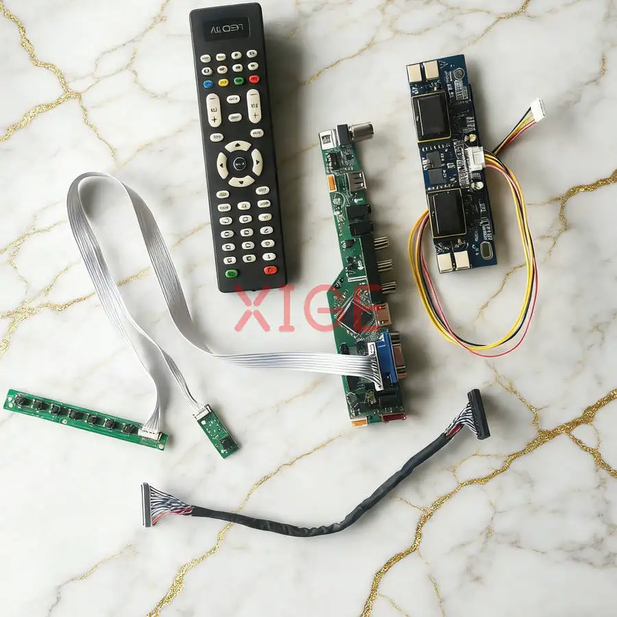 

Плата матричного привода подходит для CLAA170ES01 TD170WGC LTD170LL1SG CLAA170EA07 1280*1024 1280x1024 4CCFL LVDS-30Pin HDMI + VGA + AV + USB DIY Kit