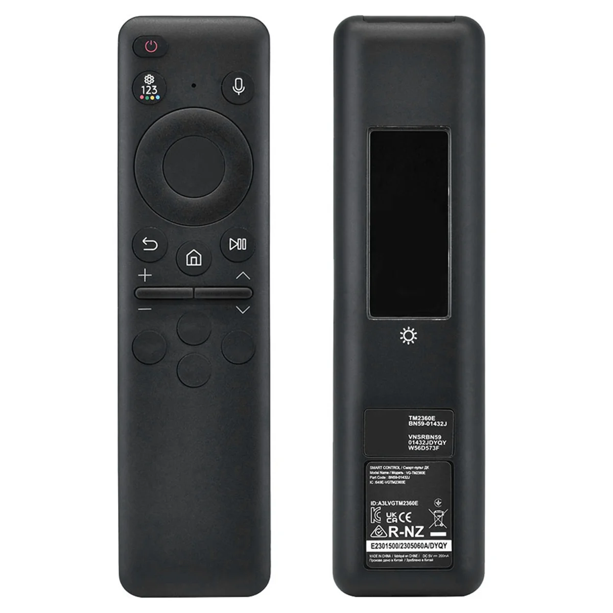 

BN59-01432J Voice Solar Remote Control for Samsung 2023 TV Q60C Q70C Q80C QN85C QN90C CU8000 S95C&A22K