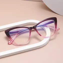 2024 New Cat Eye Anti Blue Light Glasses Women Vintage Eyeglass Woman Glasses Frame Classic Vintage Eyeglasses