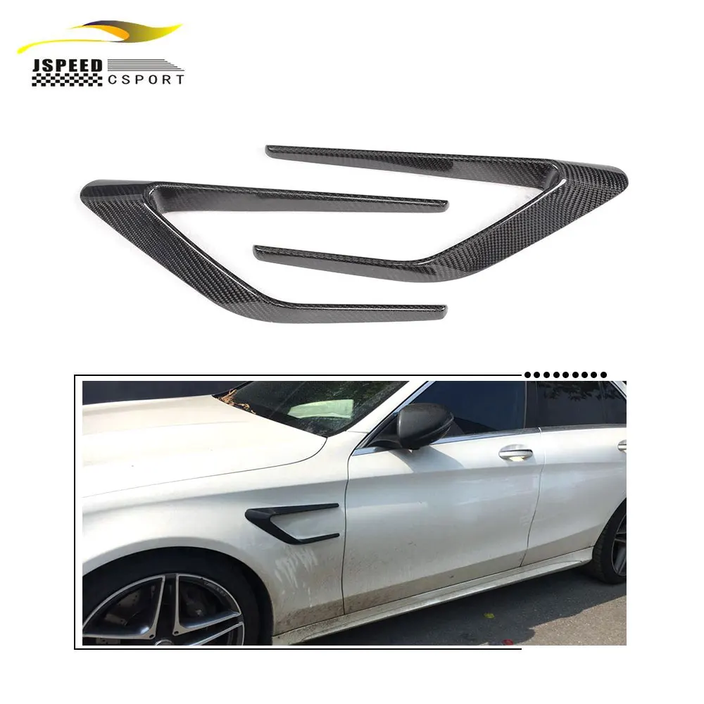 

Suitable for 2 PC/SET former FENDER SCOOP VENTS decorated Mercedes-Benz C-CLASS W205 C63 AMG 2015-2017