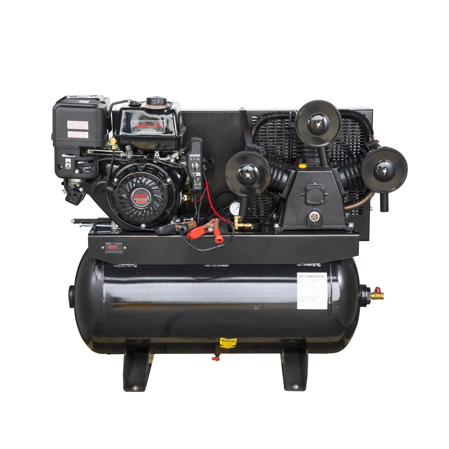 The Popular Recommendation of the 2023 Autumn Canton Fair IsGas-Powered Air Compressor 30-Gallon Horizontal Tank 43.5CFMat125 PS
