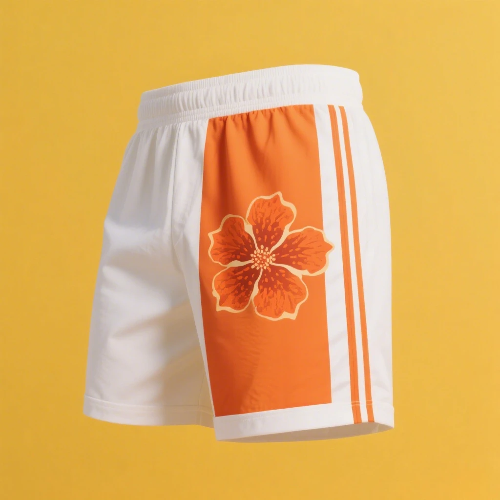 Nuovo DIY pantaloncini da uomo con la Bandiera e il Fiore aand spagnoli, stampati in 3D, ideali per il tempo libero.