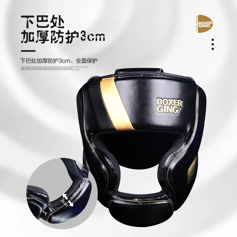 2023 Professional Adult Men Women Kick Boxing Sanda MMA Head Protector MMA Helmet Muay Thai Boxing Taekwondo Karate Head Guard