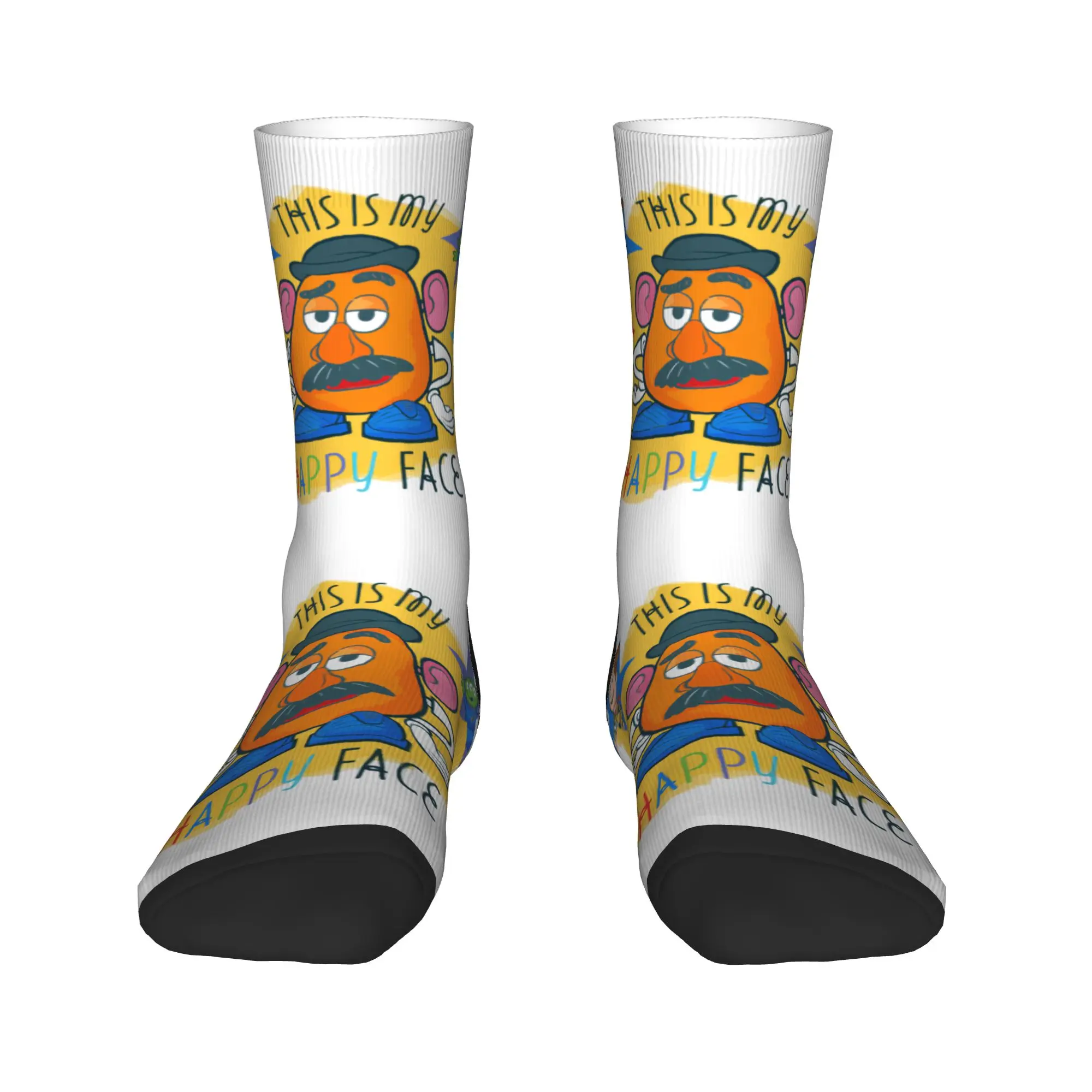 

Модная одежда с принтом Mr. Носки Potato Head Anime Toy Story для женщин и мужчин, эластичные летние, осенние и зимние носки средней длины