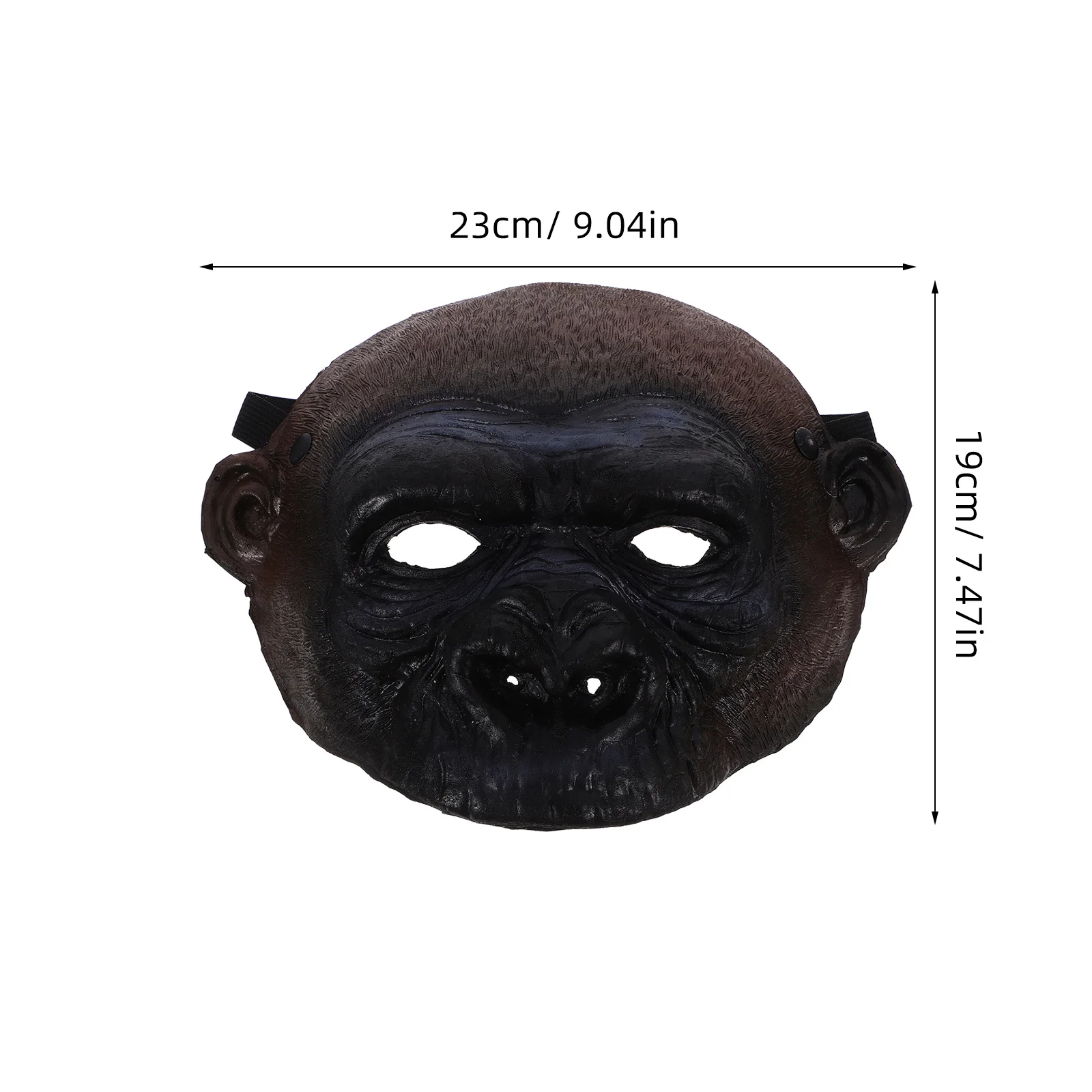 Monkey Mask Half Face Funny Adult Animal Masquerade For Halloween Party Costume Scary Orangutan Headgear Eco-Friendly Foam