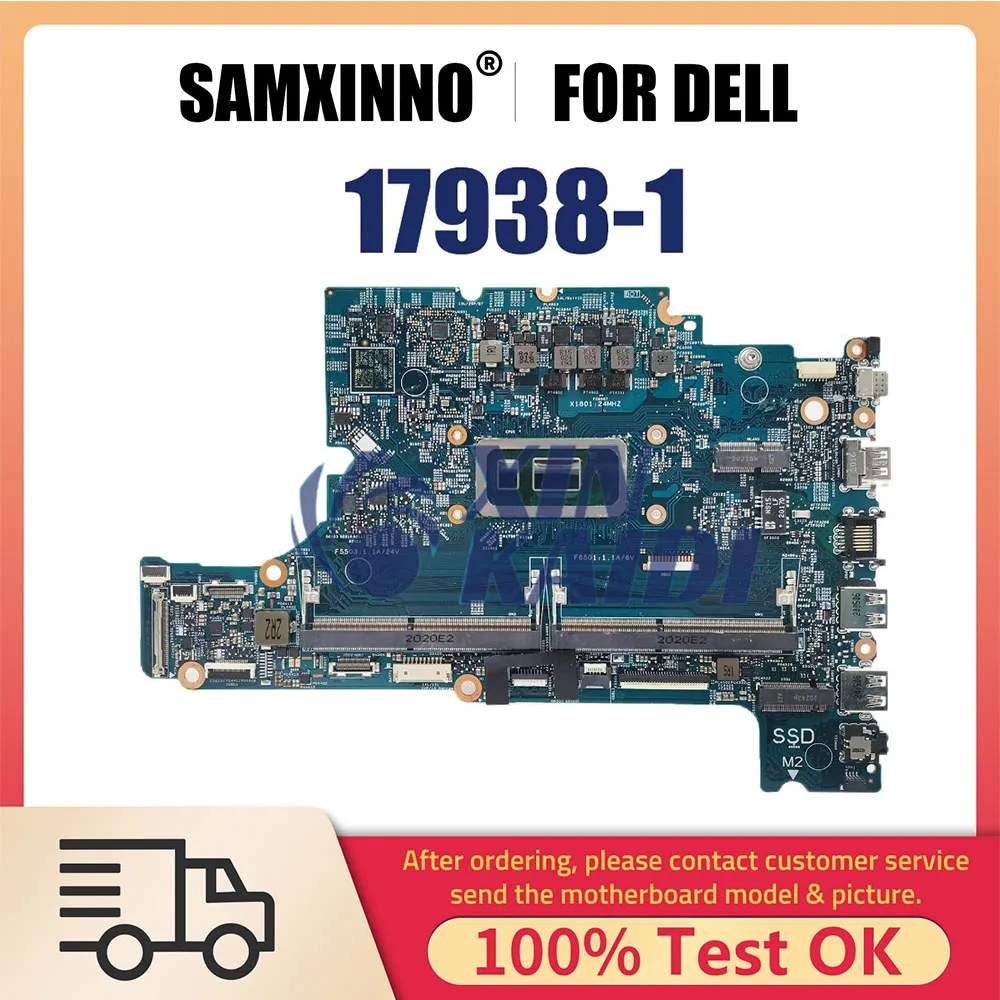 

Notebook Mainboard For Dell Latitude 3400 3500 17938-1 Laptop Motherboard 0X7J0V 0K3FRD I3 I5 I7 8th Gen Systemboard