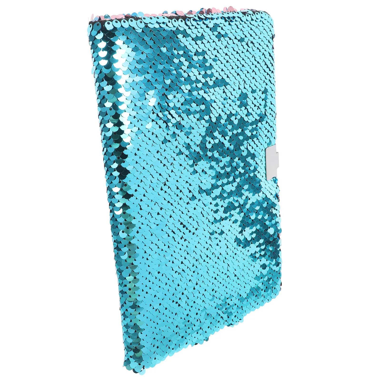 Reversible Sequin Notebook Lock Mermaid Journal for Secret Diary Scrapbook Doodle Book Creative Gift
