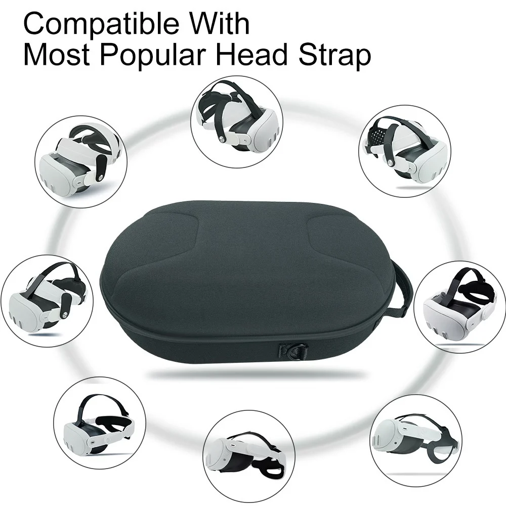 

Suitable for Meta Quest 3 storage bag, portable, crossbody collision avoidance all-in-one machine, Quest 3 headband storage box