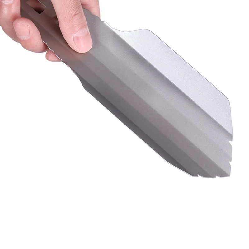 N15R-2X Pure Titanium Ultralight Potty Trowel Outdoor Compact Poop Shovel/Trowel Multi Tool For Hiking Camping And Survival