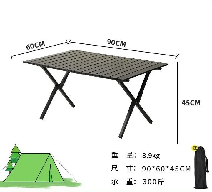 Outdoor Modern Koffie Diner Camping Duurzaam Opvouwbare Loempia Tafel Outdoor Draagbare Picknick Barbecue Tafel