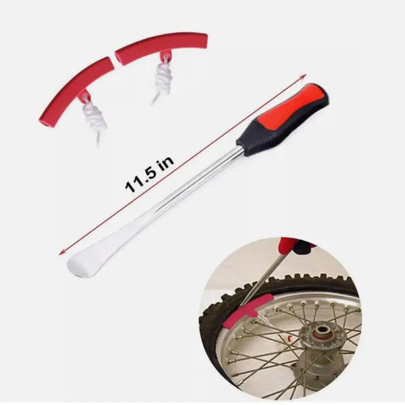 30CM Bike Tire Levers Spoon Rim Protector Tire Repair Tool Motorcycle Tyre Repair Tool Tire Changing Levers Auto Spoon Tire Kit