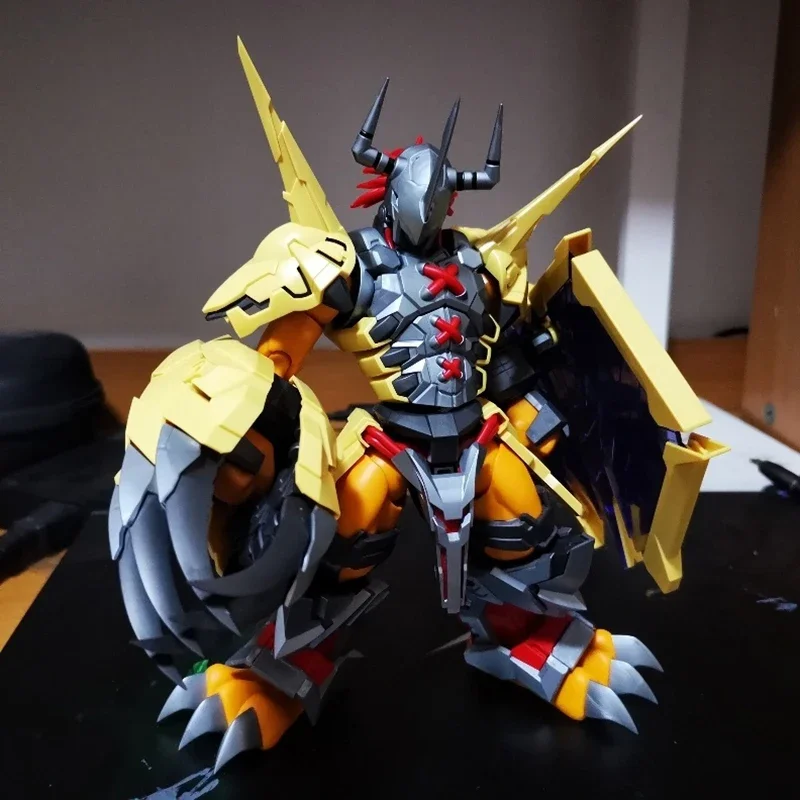 بانداي الشكل الارتفاع القياسية تضخيم ديجمون أنيمي نموذج المعادن Garurumon عمل الشكل WarGreymon البلاستيك التجمع نموذج اللعب
