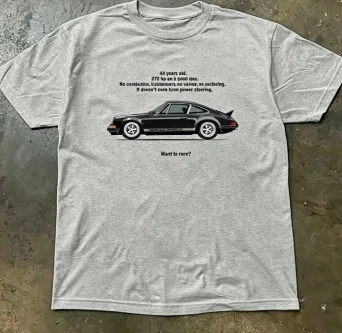 2026 Classic Sports Car Print T‑Shirt for Men Retro Auto Enthusiast Short Sleeve O‑Neck Cotton Tee Casual Streetwear Daily Tops